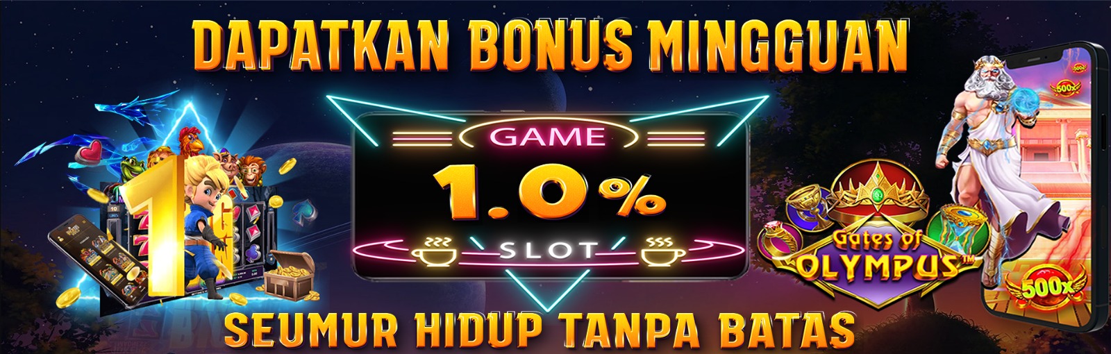 Bonus Rollingan Slot Game 1%